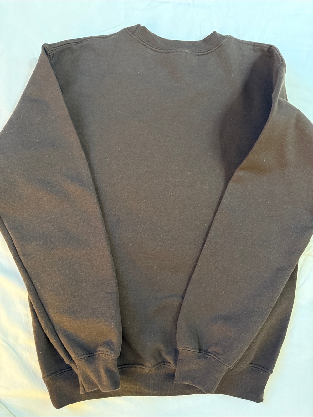 Slow Sunday Coffee Club Sweatshirt - Brown with White Embroidered Text Size S - Picture 5 of 5